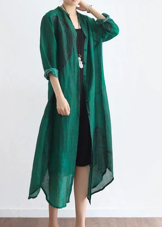 2021 Spring Loose Large Art Silk Cardigan
