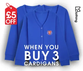 3 Pack - Jersey Cardigan - Royal Blue
