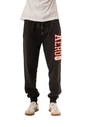 AERO 87 HERITAGE JOGGER SWEATPANTS-BLACK
