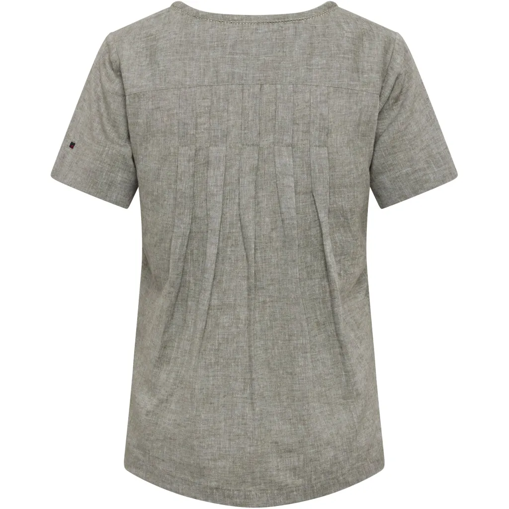 Alexia Shirt - Pastel Green Melange