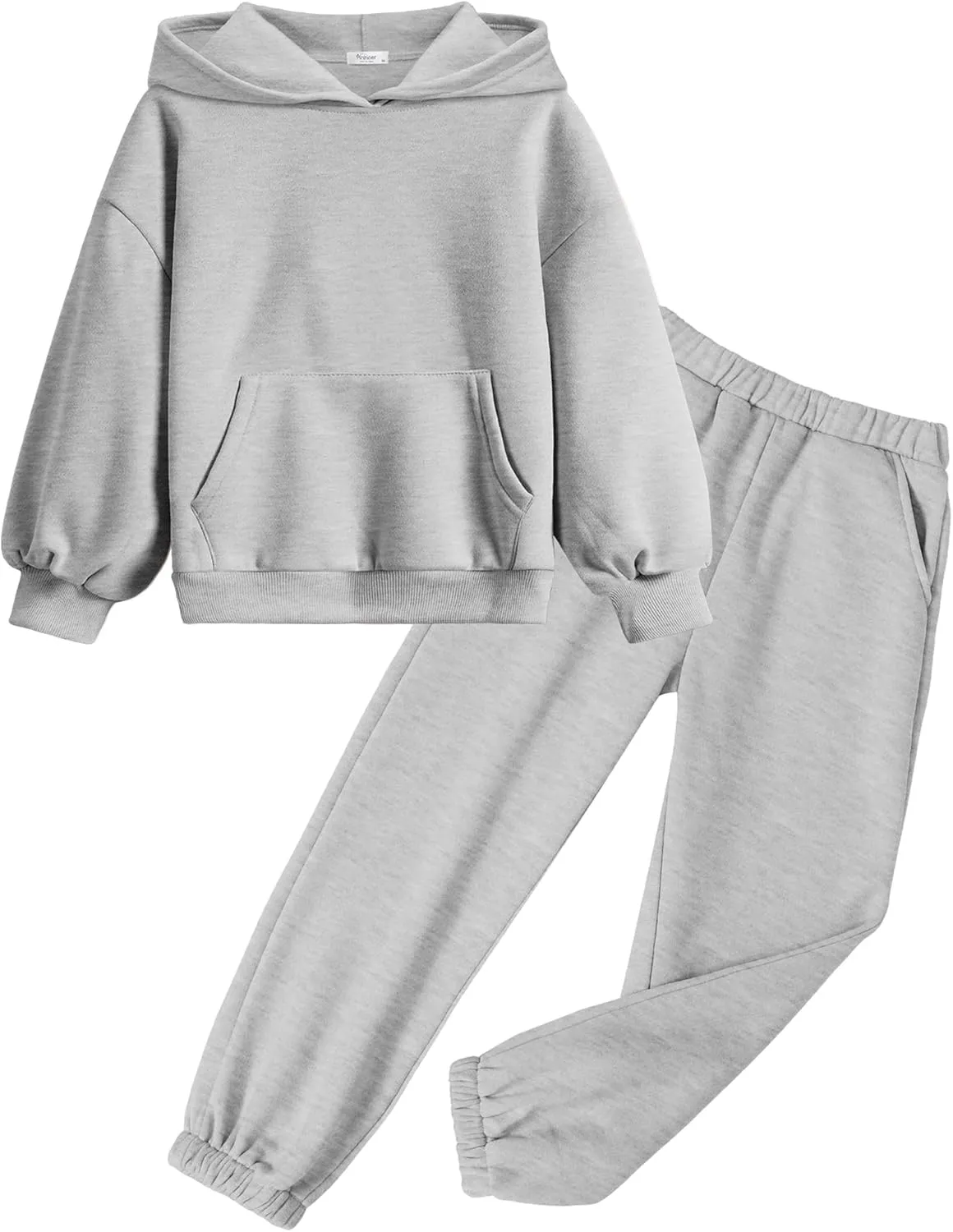 Arshiner Girls 2 Piece Hoodie Sets Oversized Sweatshirt and Baggy