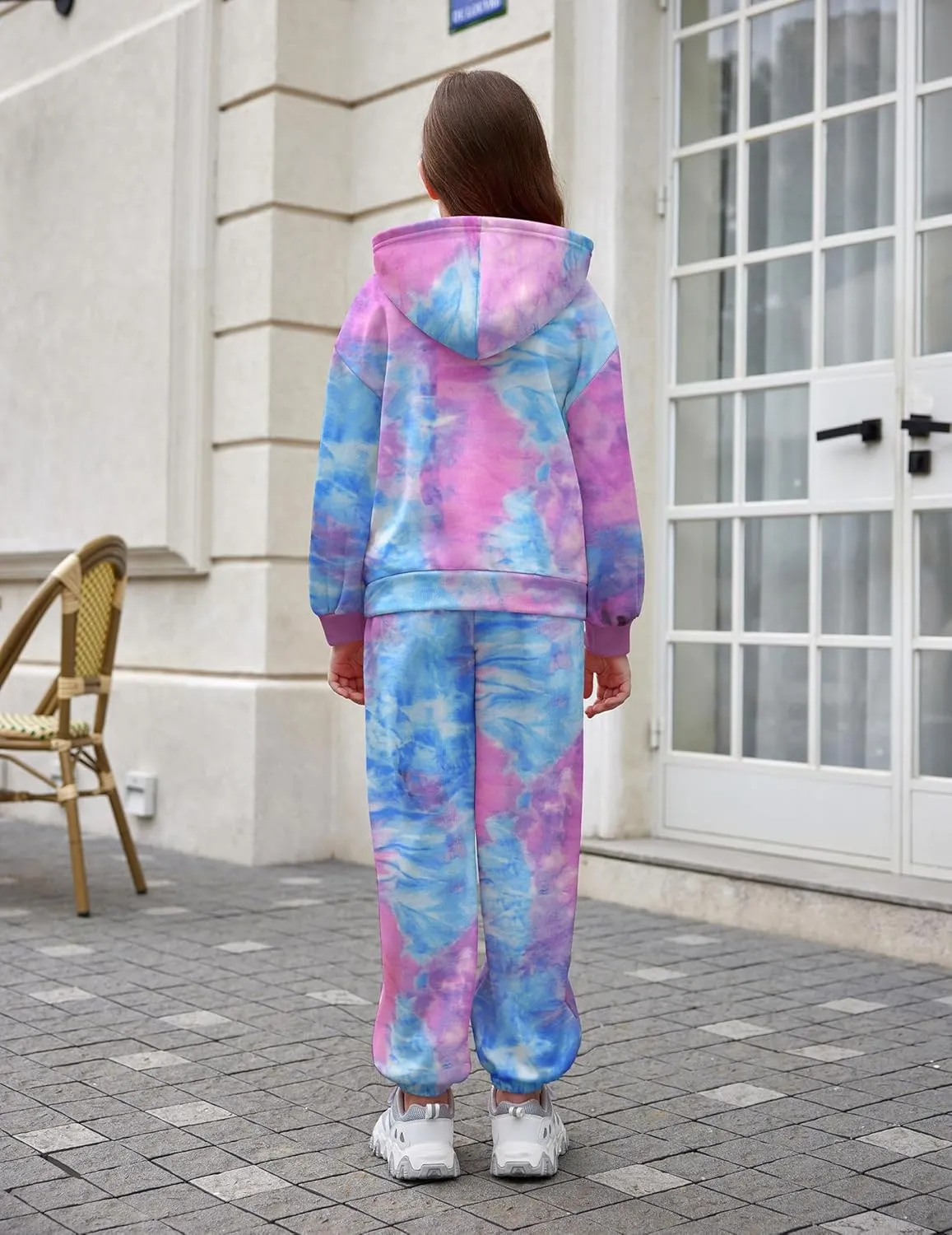 Arshiner Girls 2 Piece Hoodie Sets Oversized Sweatshirt and Baggy