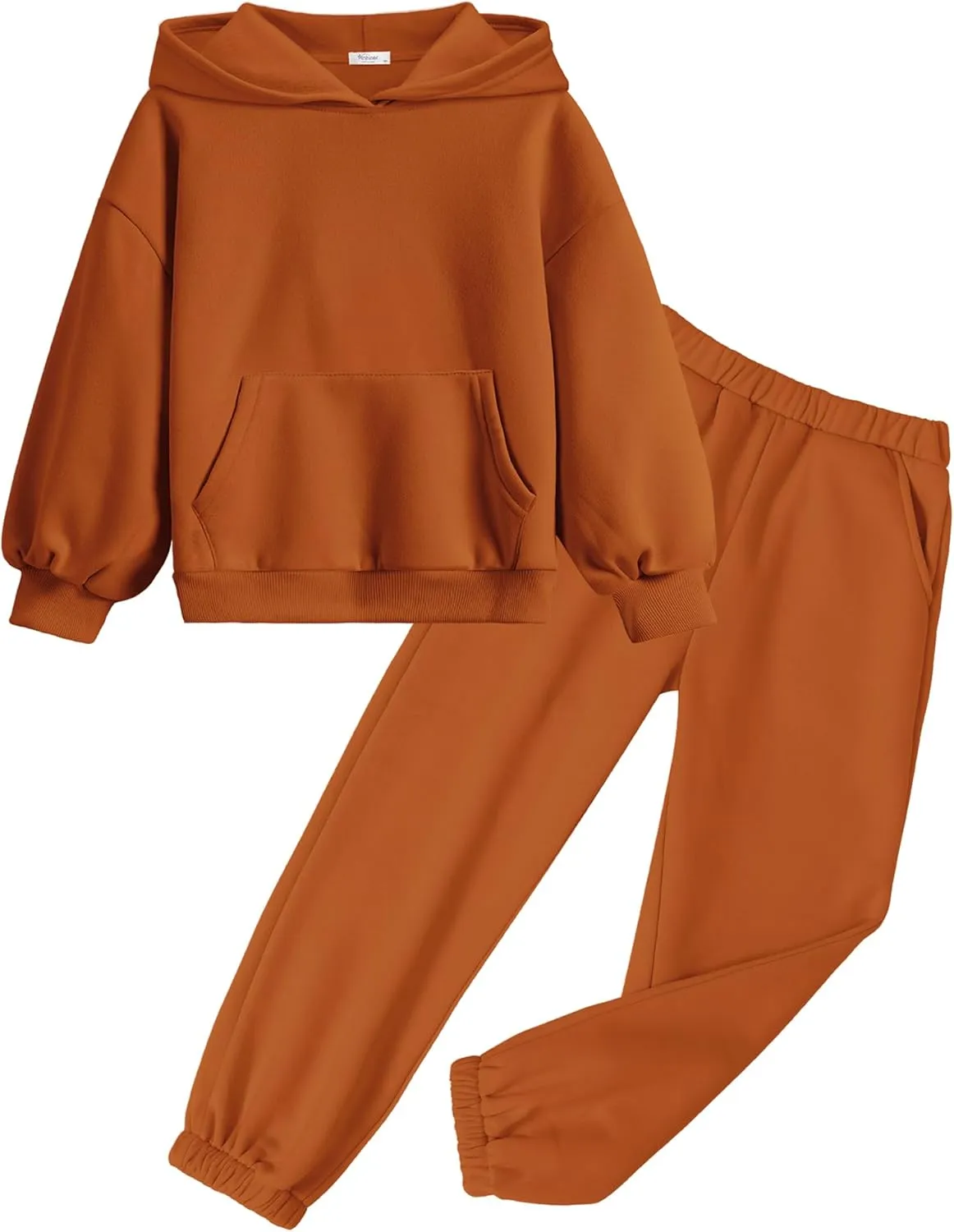 Arshiner Girls 2 Piece Hoodie Sets Oversized Sweatshirt and Baggy