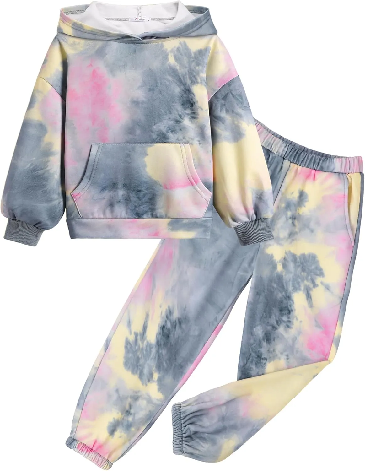 Arshiner Girls 2 Piece Hoodie Sets Oversized Sweatshirt and Baggy