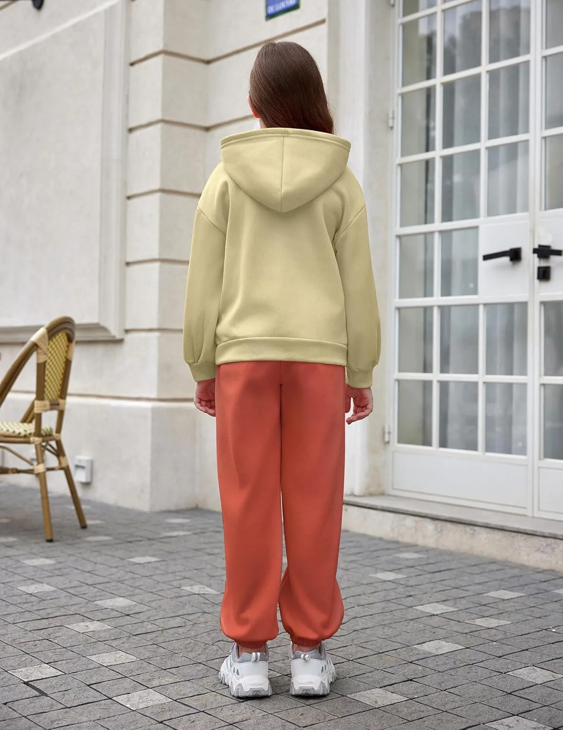 Arshiner Girls 2 Piece Hoodie Sets Oversized Sweatshirt and Baggy