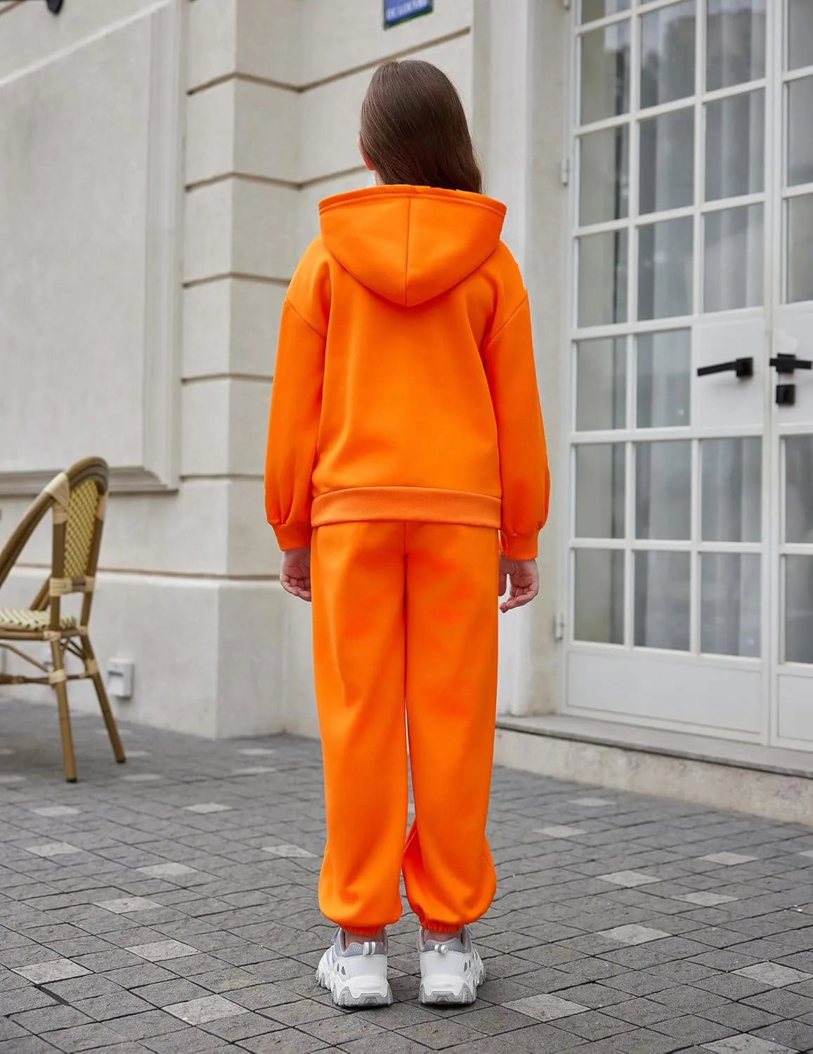 Arshiner Girls 2 Piece Hoodie Sets Oversized Sweatshirt and Baggy