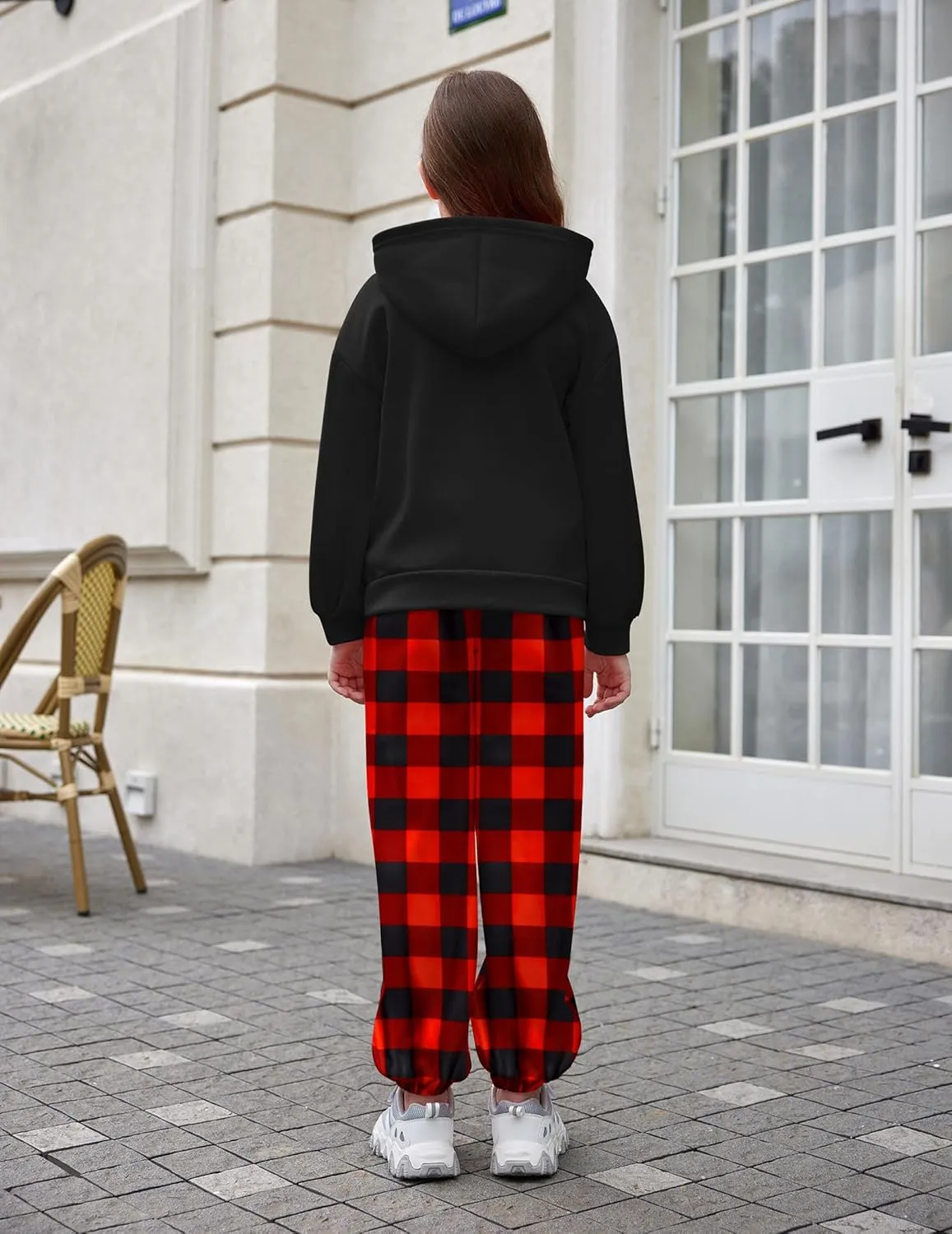 Arshiner Girls 2 Piece Hoodie Sets Oversized Sweatshirt and Baggy