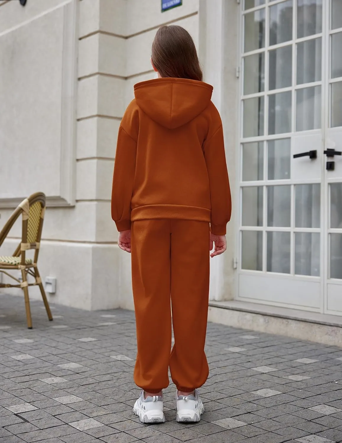 Arshiner Girls 2 Piece Hoodie Sets Oversized Sweatshirt and Baggy
