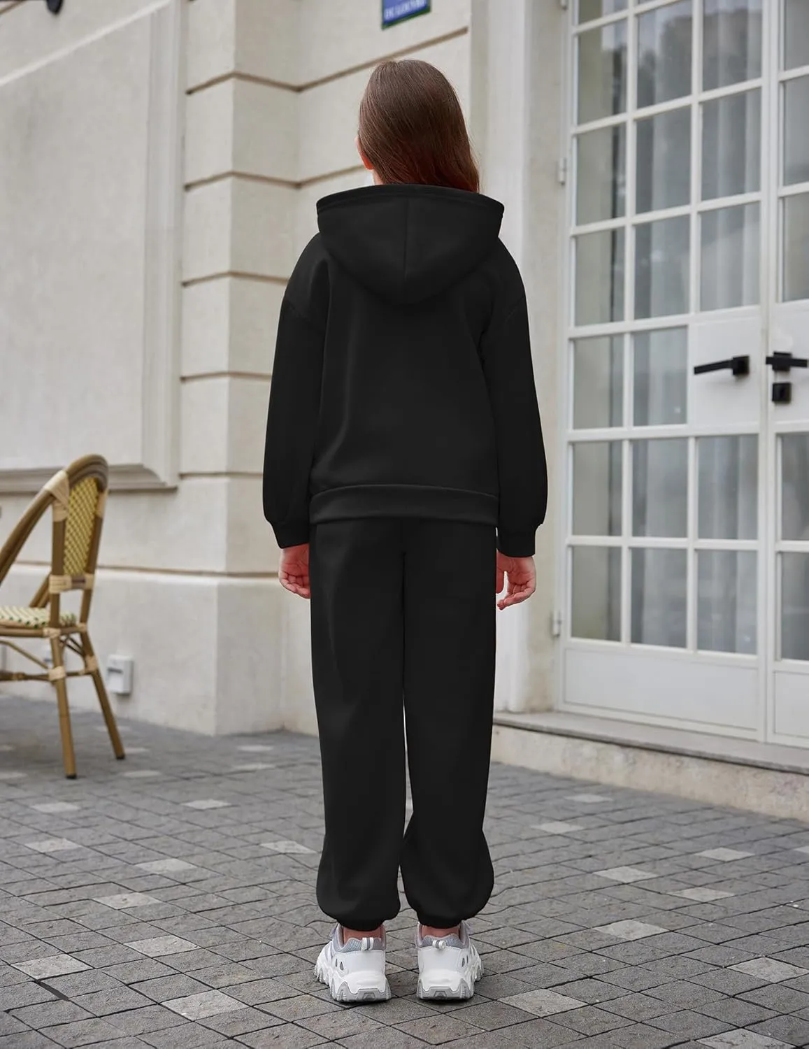 Arshiner Girls 2 Piece Hoodie Sets Oversized Sweatshirt and Baggy