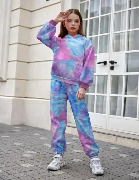 Arshiner Girls 2 Piece Hoodie Sets Oversized Sweatshirt and Baggy