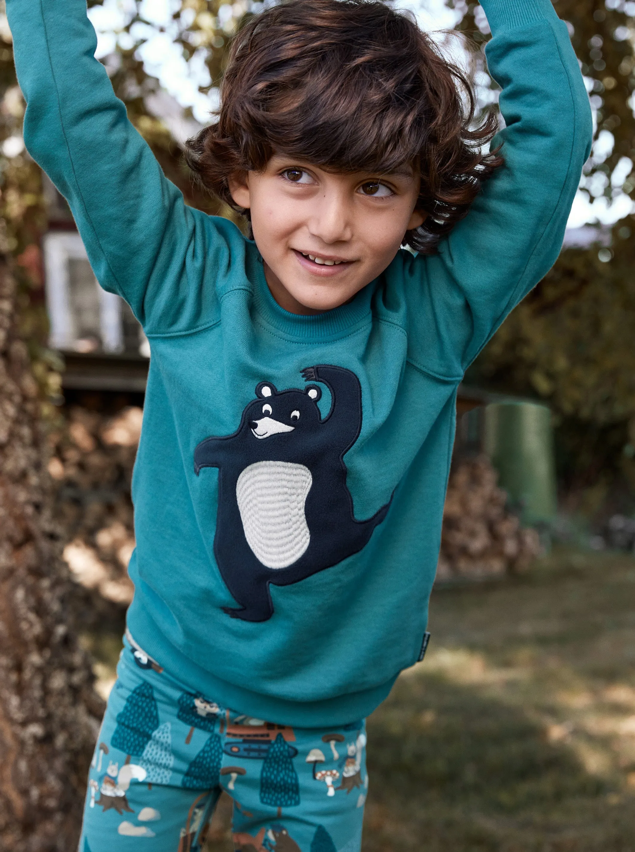 Bear Applique Kids Sweatshirt