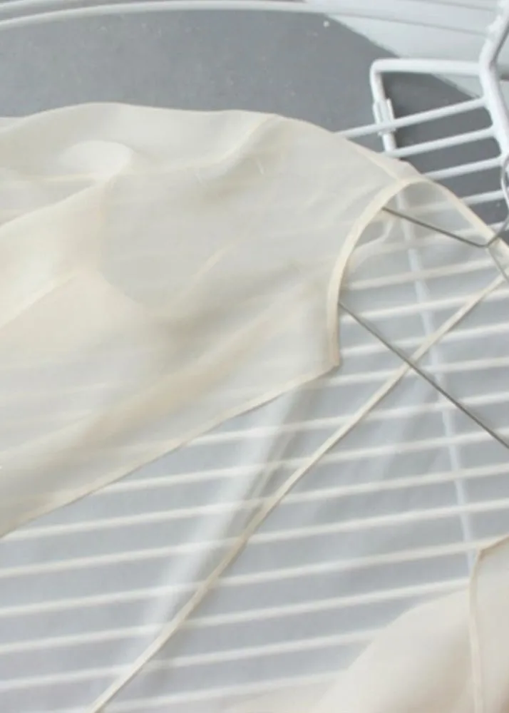 Beautiful Apricot Organza UPF 50  Cardigans Summer TZ014