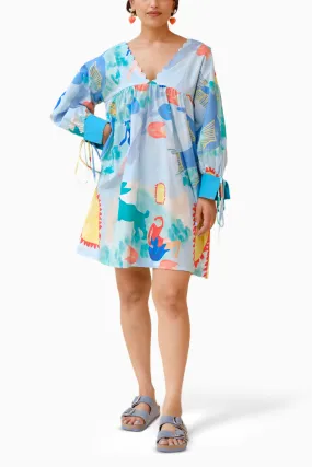 Blue Skies Lounge Dress