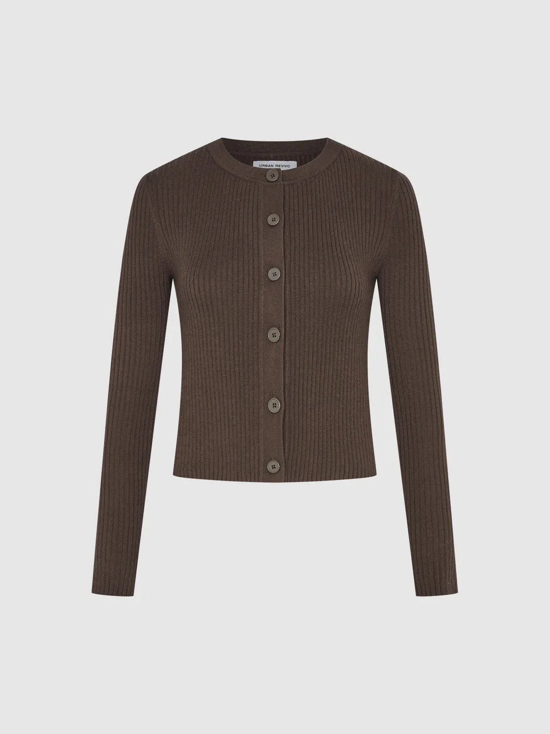 Button Up Loose Knitted Cardigans