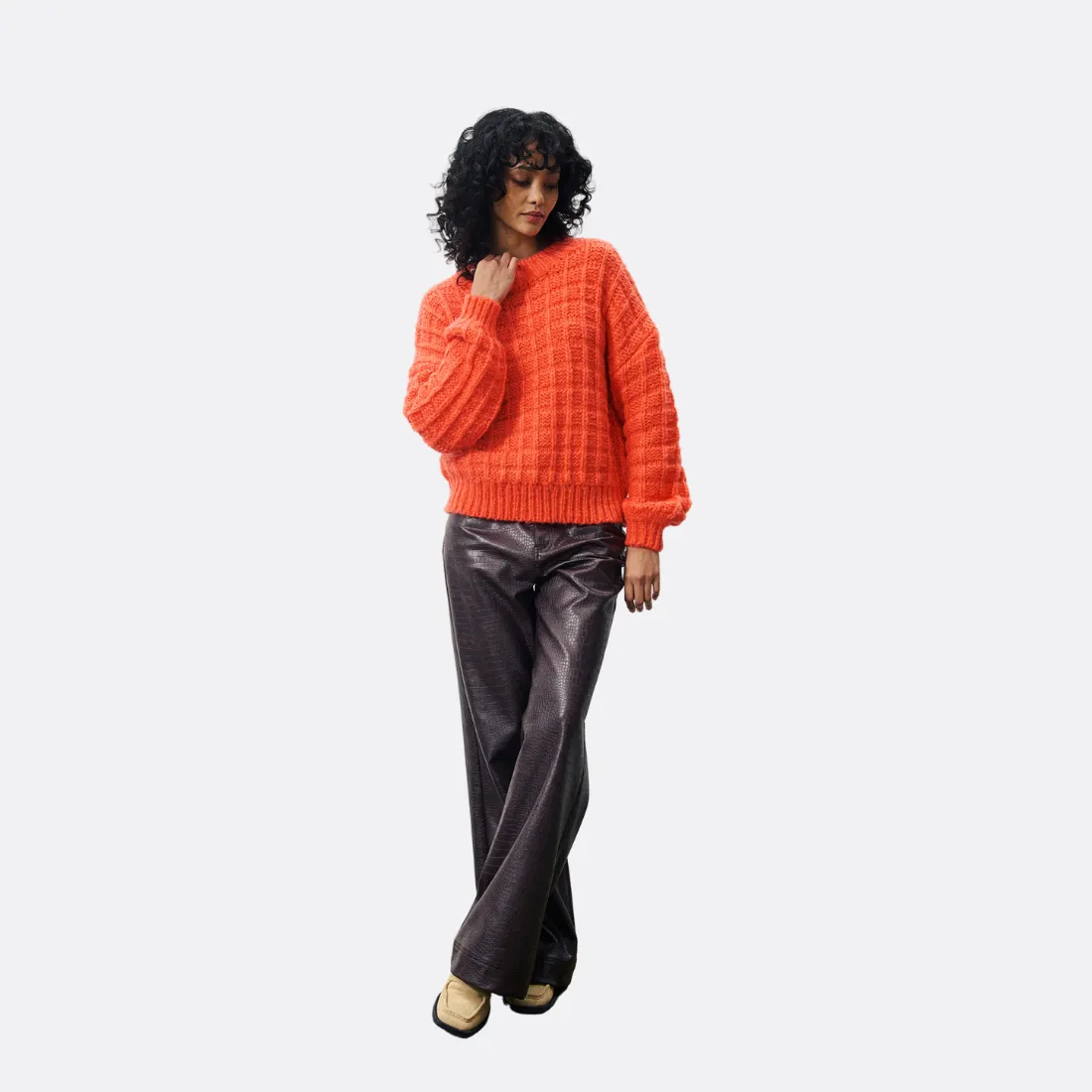 Chjara Orange Sweater
