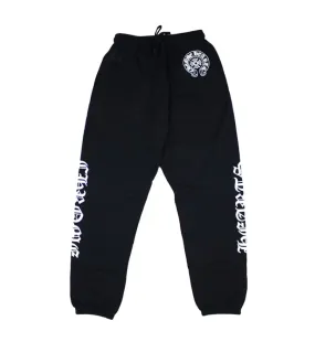 Chrome Hearts Horse Shoe Logo Sweatpants - Black/White
