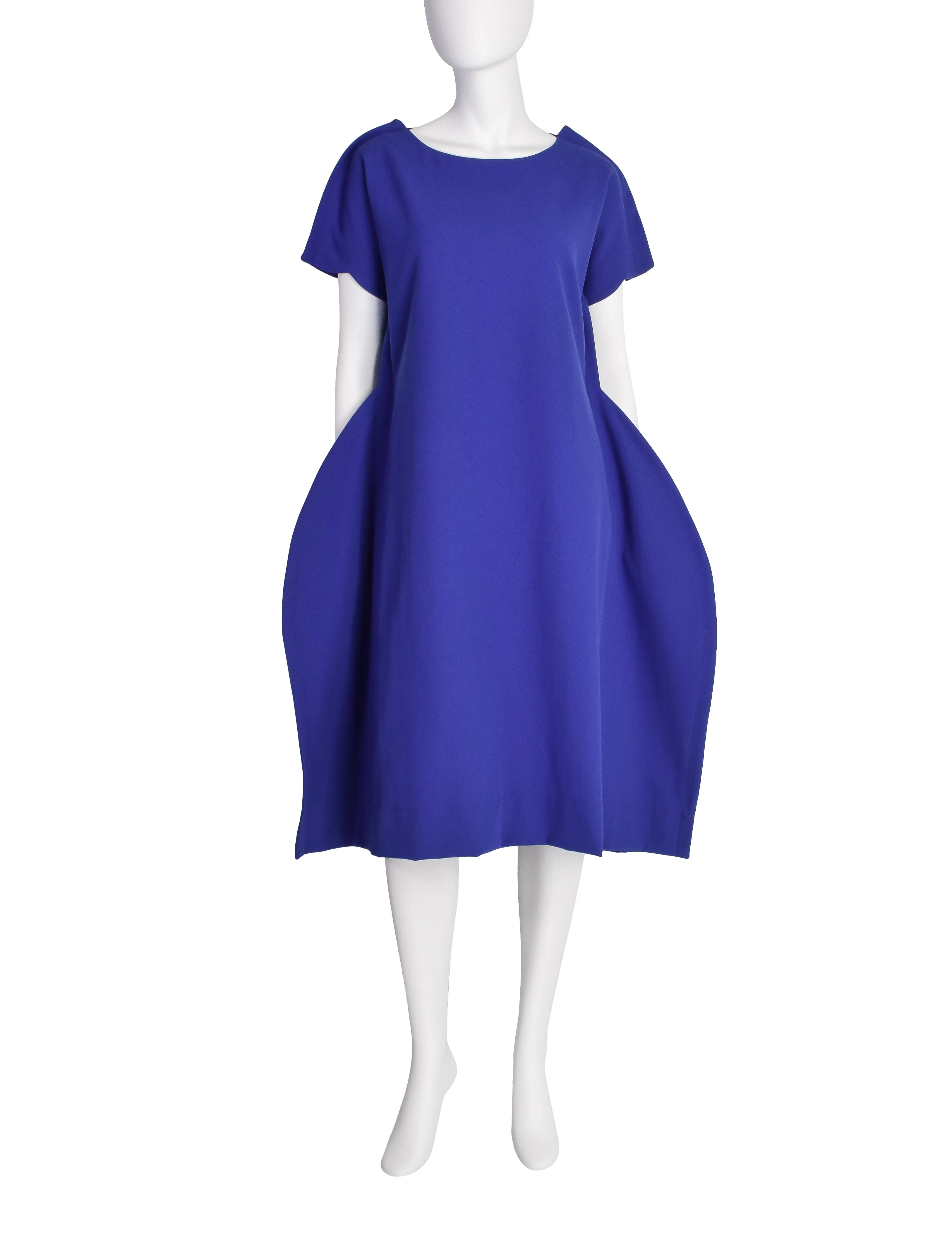 Comme des Garcons AW 2012 Purple Oversized Dramatic Silhouette Dress