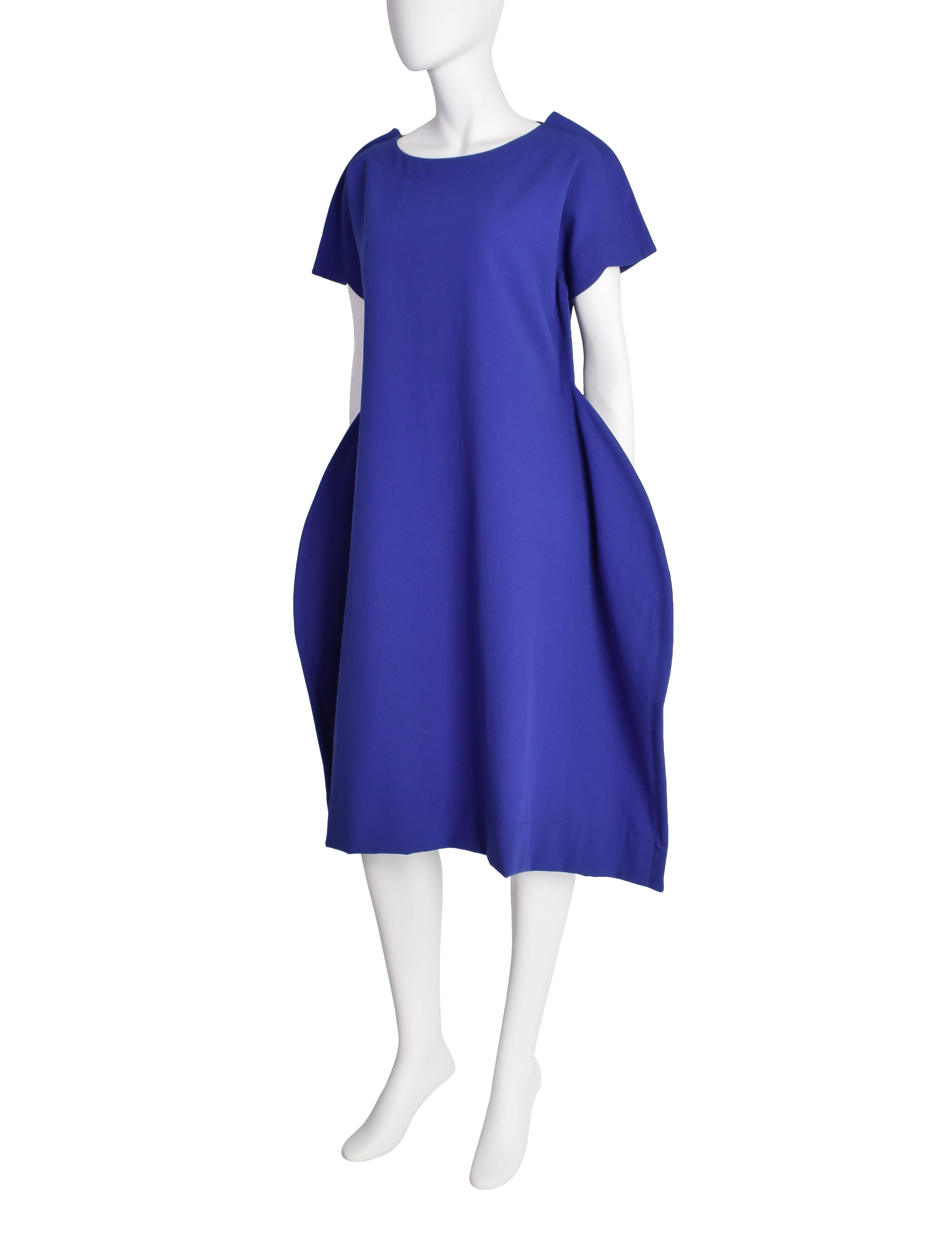Comme des Garcons AW 2012 Purple Oversized Dramatic Silhouette Dress