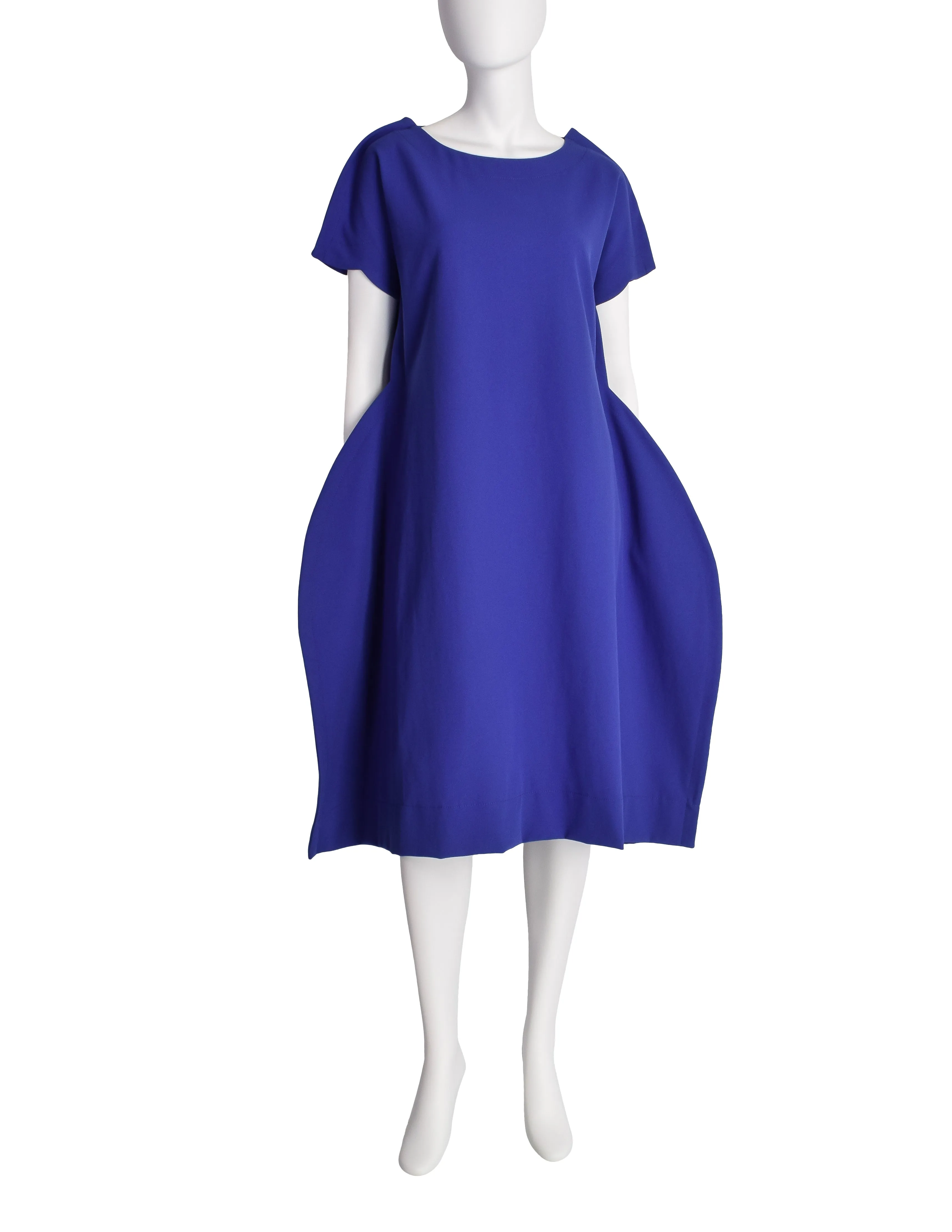 Comme des Garcons AW 2012 Purple Oversized Dramatic Silhouette Dress