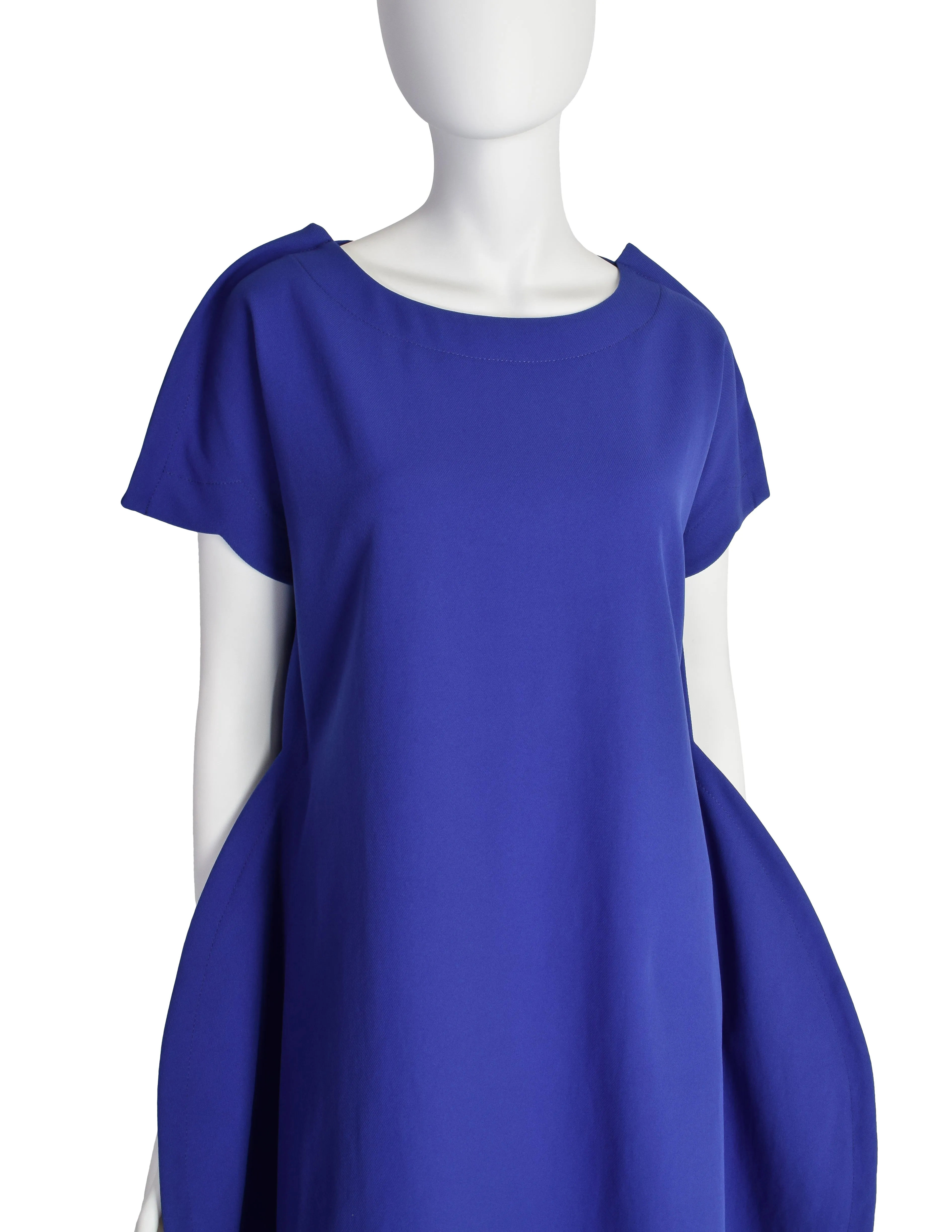 Comme des Garcons AW 2012 Purple Oversized Dramatic Silhouette Dress