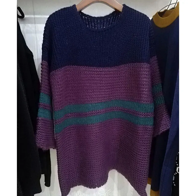 Cook Street Style Thick Crocheted Pullover Sweaters - Ailime Designs