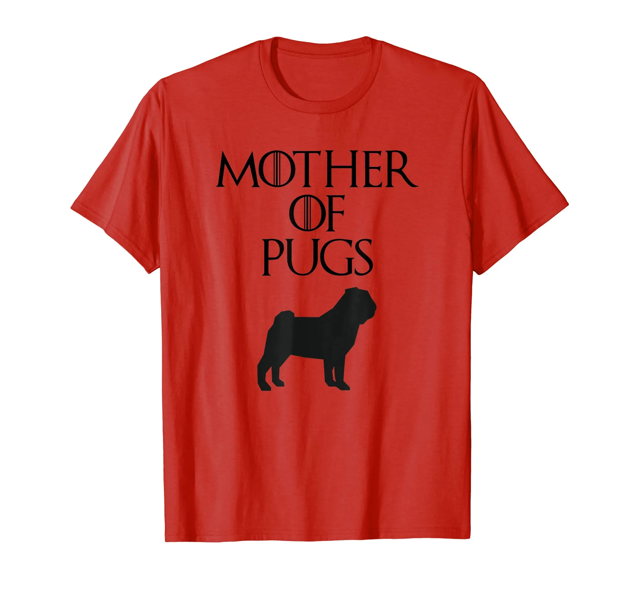 Cute &amp; Unique Black Mother of Pugs T-shirt E010732