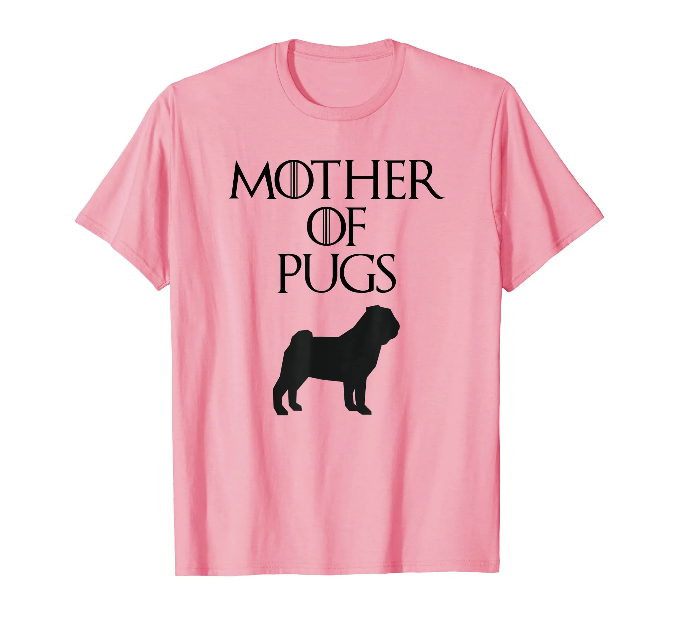 Cute &amp; Unique Black Mother of Pugs T-shirt E010732