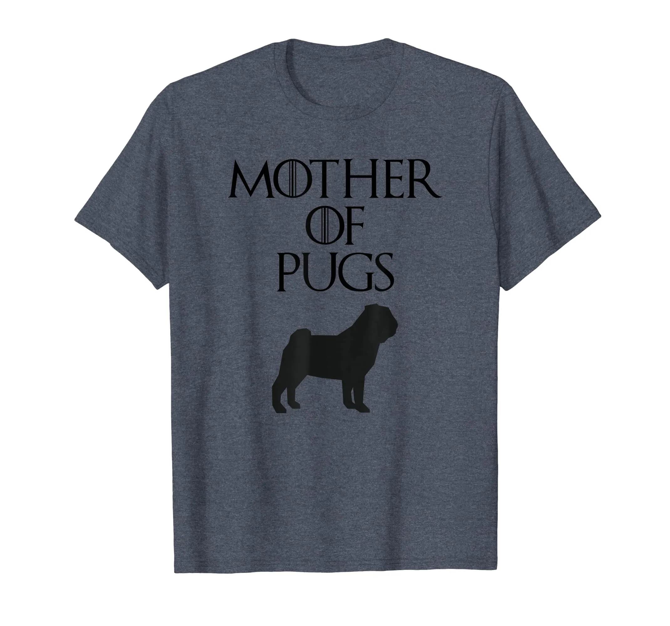 Cute &amp; Unique Black Mother of Pugs T-shirt E010732