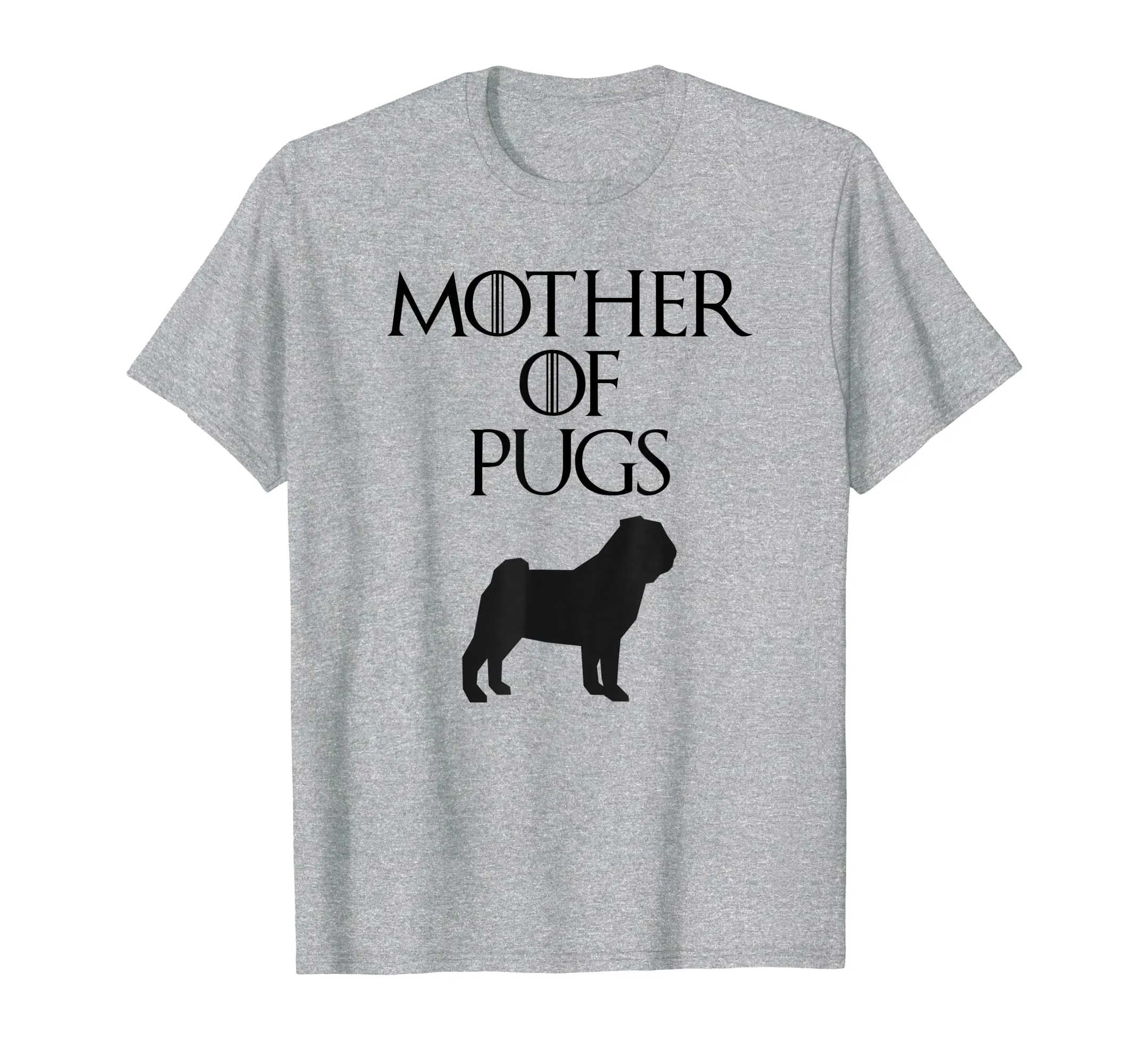 Cute &amp; Unique Black Mother of Pugs T-shirt E010732