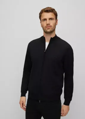 Gilet BOSS noir en laine