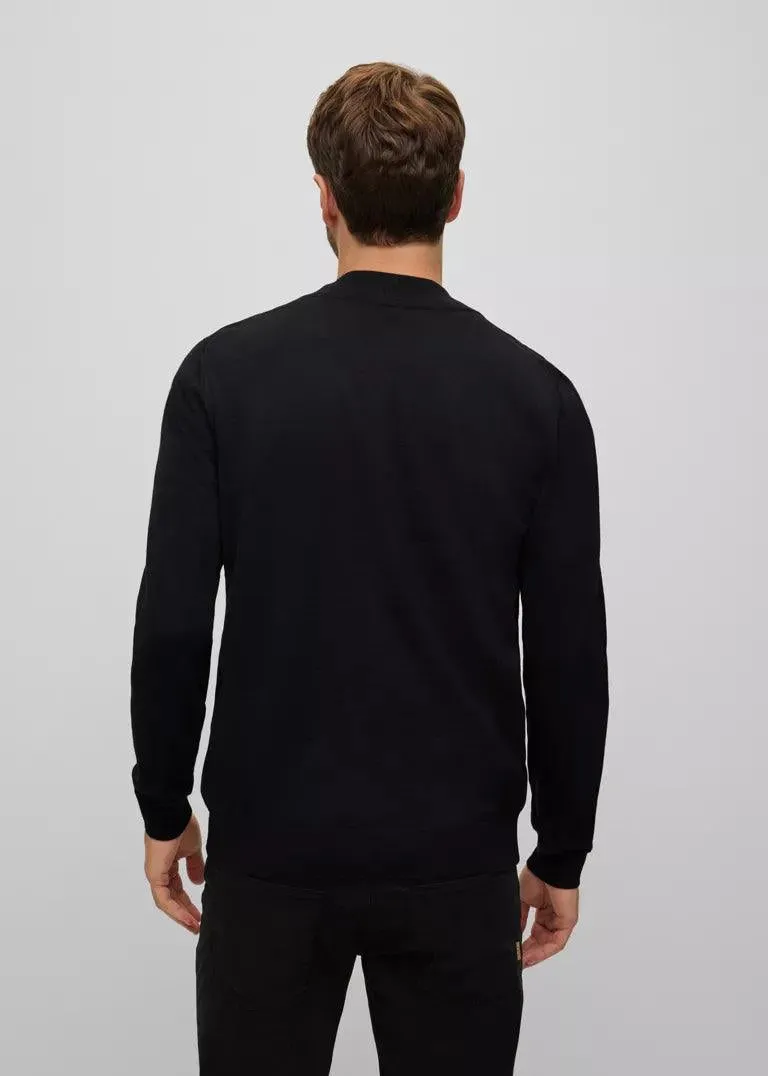 Gilet BOSS noir en laine