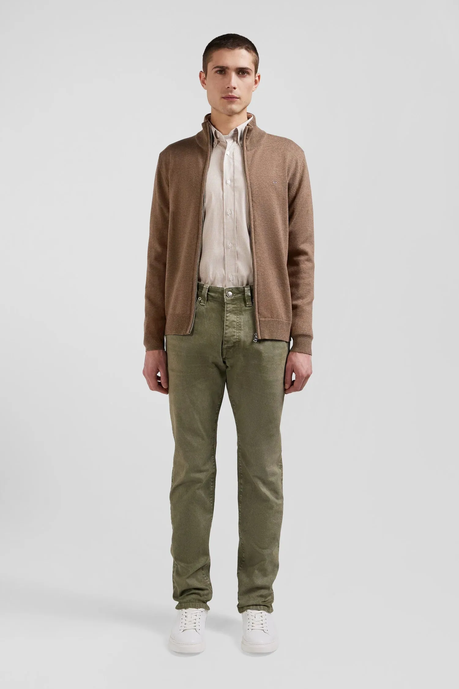 Gilet Eden Park marron