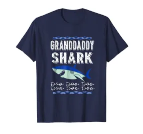 Granddaddy Shark T Shirt Mother Father Halloween