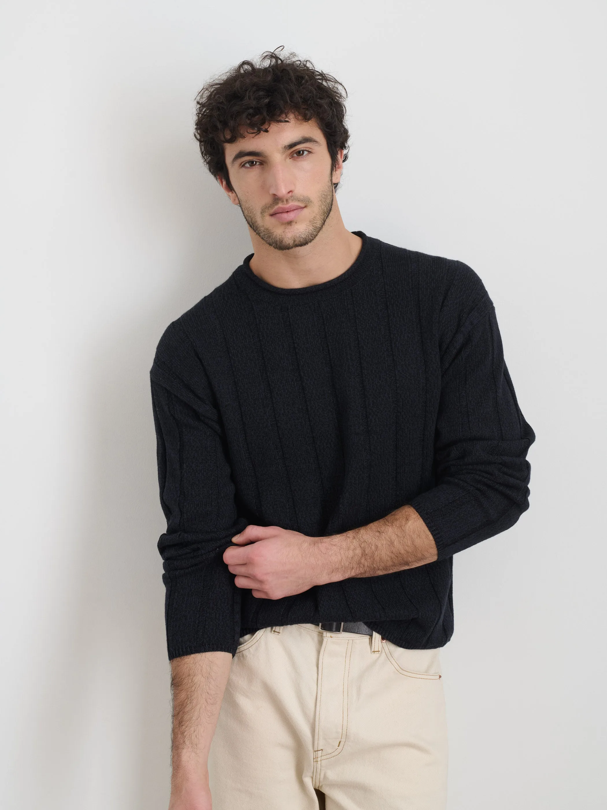 James Rollneck in Cotton Linen