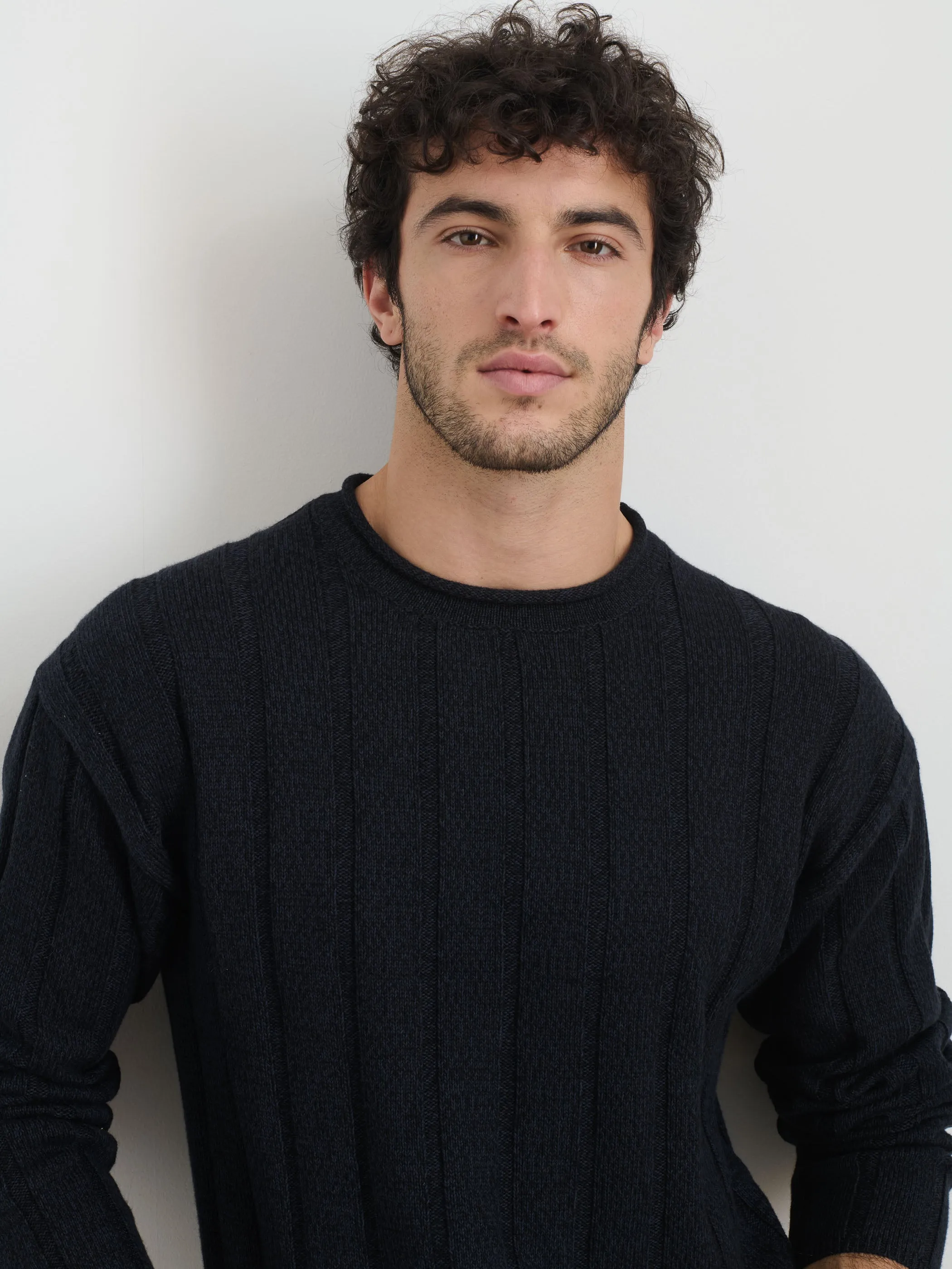 James Rollneck in Cotton Linen