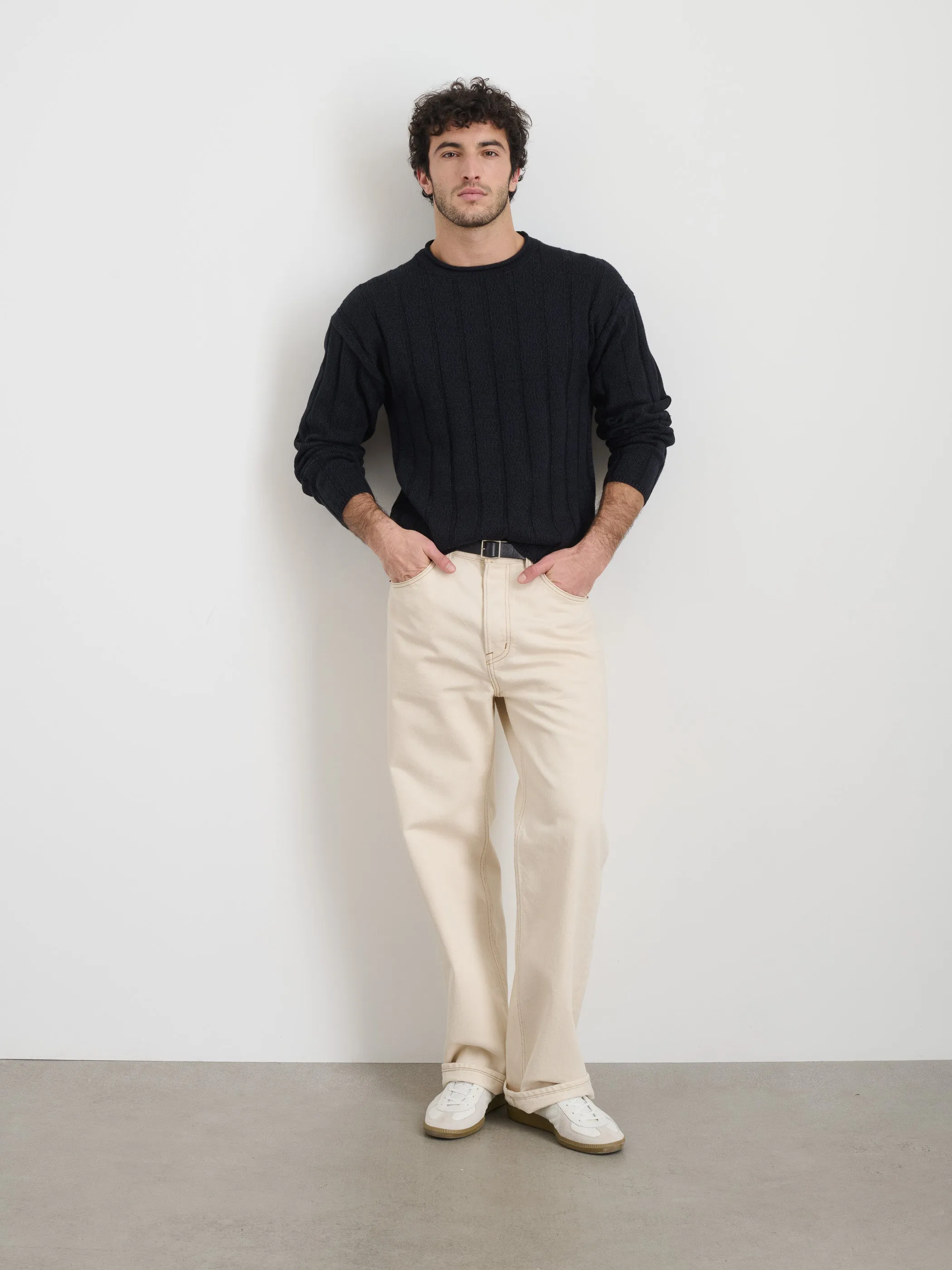 James Rollneck in Cotton Linen
