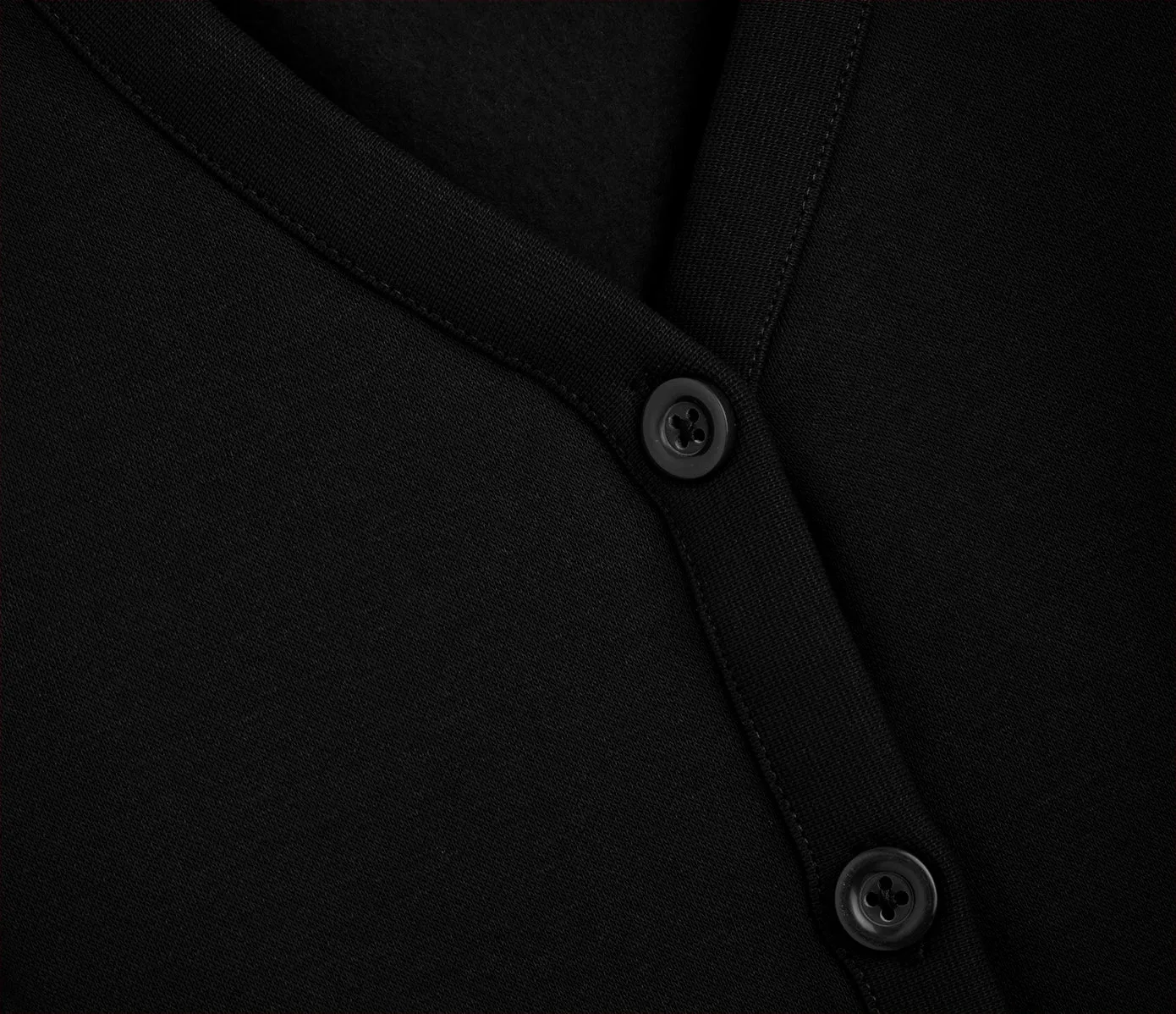 Jersey Cardigan - Black