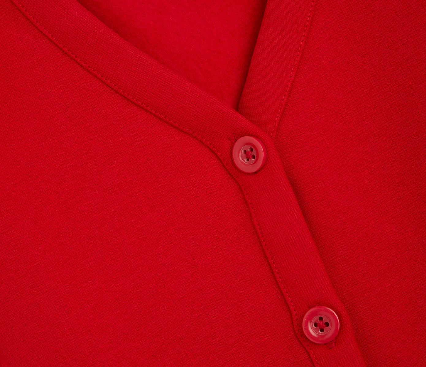 Jersey Cardigan - Red