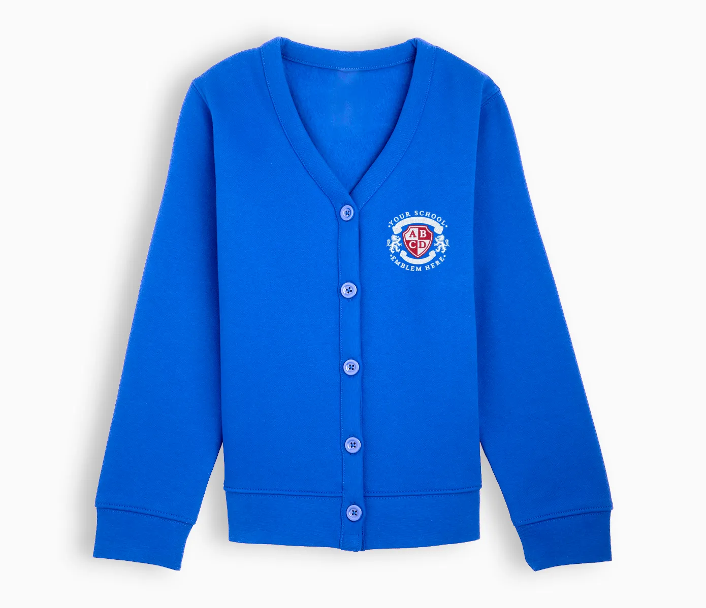 Jersey Cardigan - Royal blue