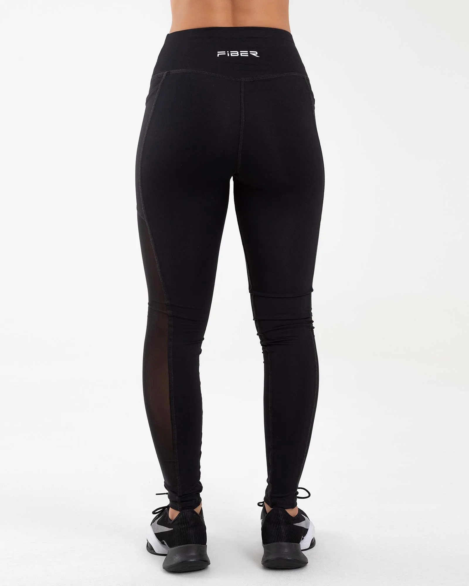 Leggings Airy net negro FIBER