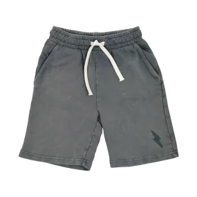 Mineral Black Sweat Shorts