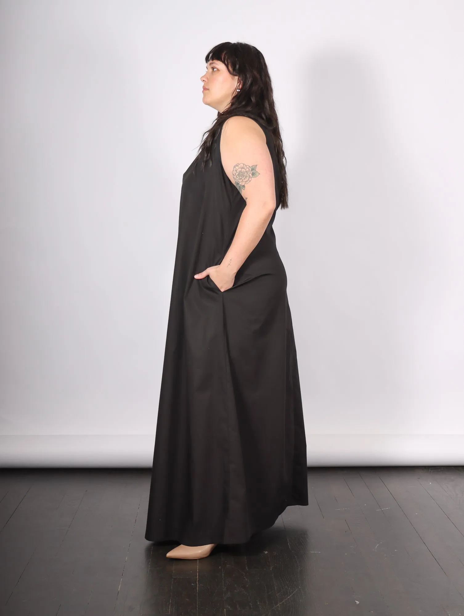 Minna Sleeveless Dress in Black by Marcella