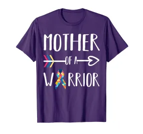 Mother Of A Warrior Shirt Autism Awareness Shirt