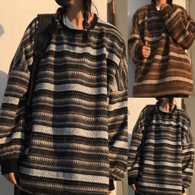 Oversized Striped Sweater