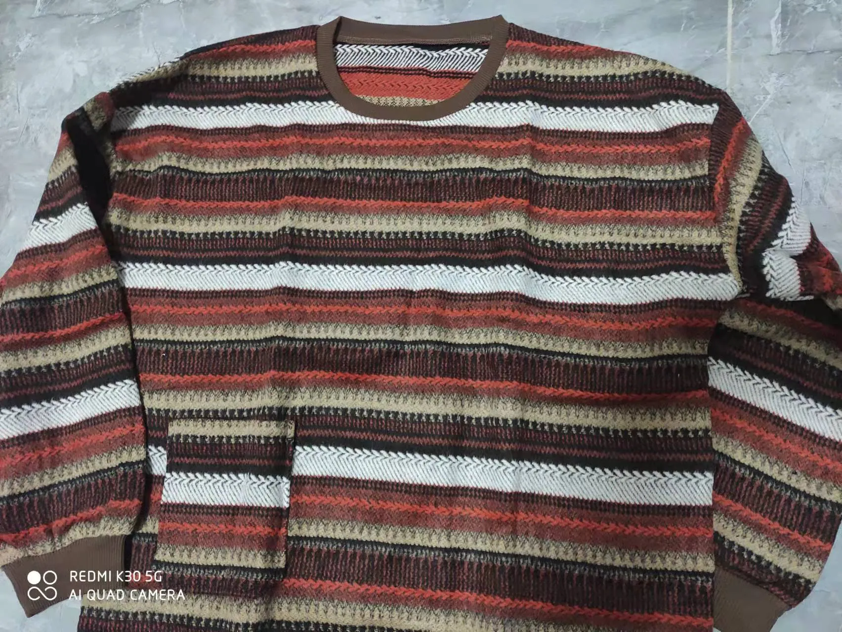 Oversized Striped Sweater