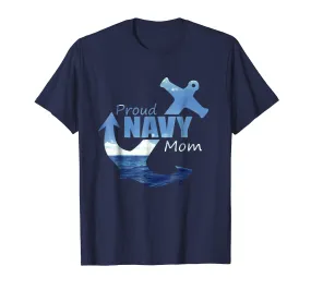 Proud Navy Mom Shirt - Best Mother gift for coming home