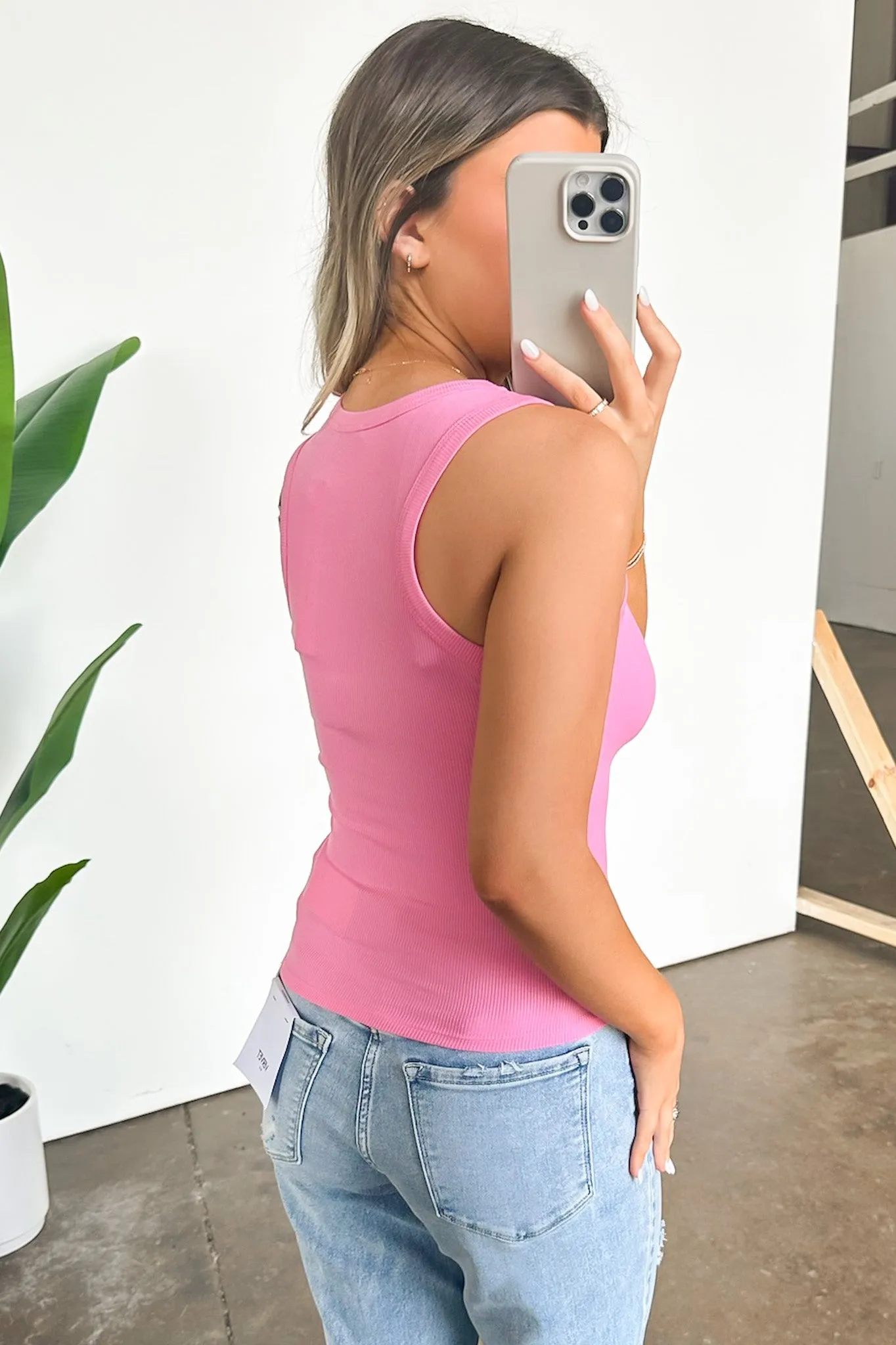 Quin Ribbed Knit Tank Top - FINAL SALE