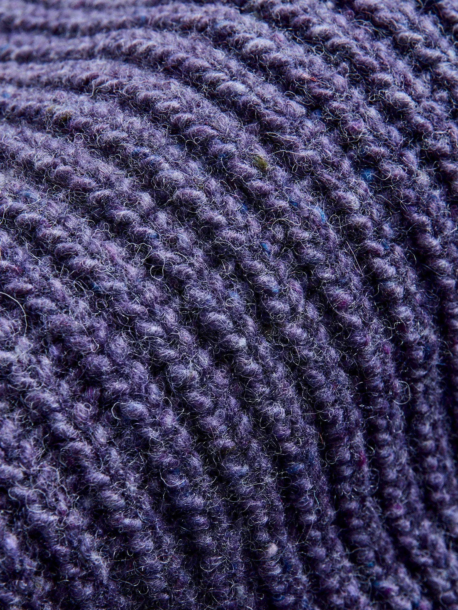 "Taste Of The Future" Wool Knit Sweater in Violet Dreams
