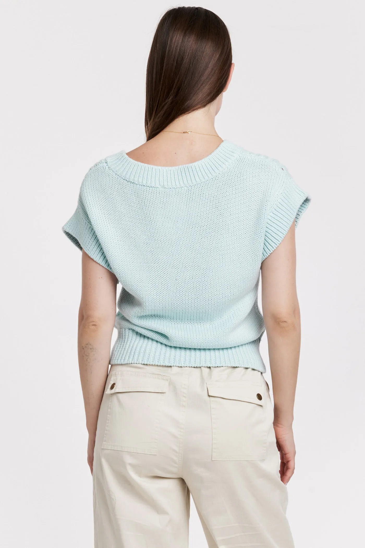RENATA TOP AQUAMARINE CROCHET