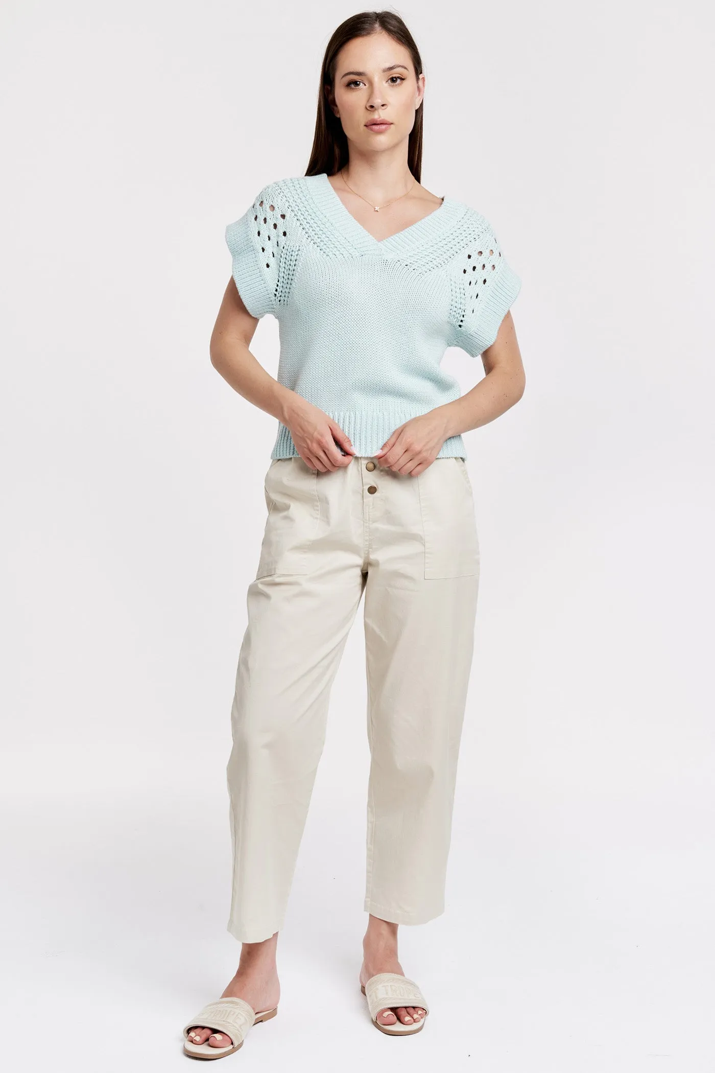 RENATA TOP AQUAMARINE CROCHET